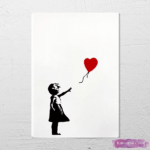 Banksy Girl With Balloon tablo