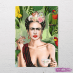 Frida Kahlo Çiçekli