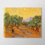 Van Gogh - Zeytin Koruluğu Üzerinde Güneş
