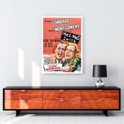 Mr.  Mrs. Smith kanvas tablo