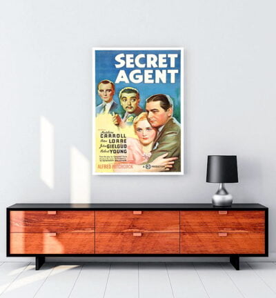 Secret Agent kanvas tablo Secret Agent kanvas tablo
