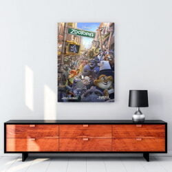 Zootopia kanvas tablo