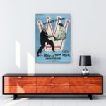 A King in New York kanvas tablo