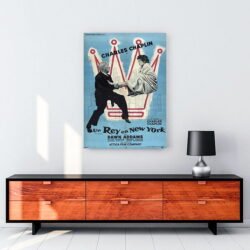 A King in New York kanvas tablo