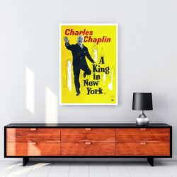 A King in New York kanvas tablo