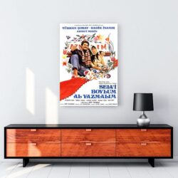 Selvi Boylum Al Yazmalım Kanvas Tablo