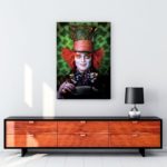 Alice in Wonderland film kanvas tablo