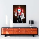 Queen of Hearts kanvas tablo