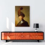 An Old Man In Military Costume tablosu satın al