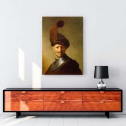 An Old Man In Military Costume tablosu satın al
