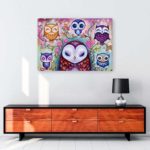 Baykuş Motifi tablosu satın al