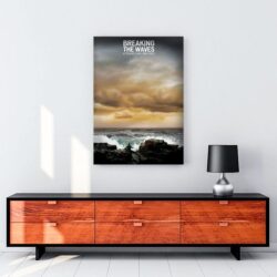 dalgaları aşmak kanvas tablo