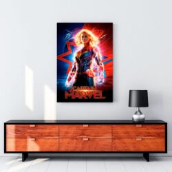 Captain Marvel Kanvas Tablo