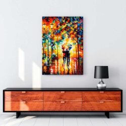 Couple Under One Umbrella tablosu satın al