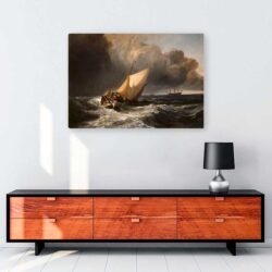 Dutch Boats in a Gale tablosu satın al