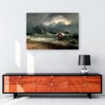 Fishermen Upon a Lee Shore in Squally Weather tablosu satın al