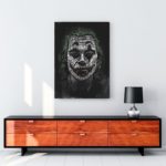 Joker 2019 Poster - Tipografi kanvas tablo