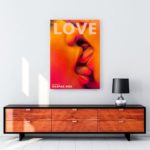 Aşk 2015 kanvas tablo