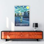 Paris'te Gece Yarısı kanvas tablo