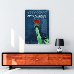 New York I Love You kanvas tablo