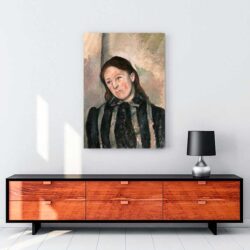 Portrait of Madame Cezanne tablosu satın al