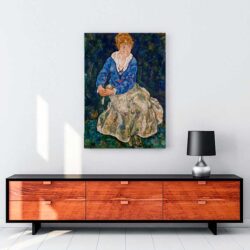 Portrait of the Artist’s Wife Seated tablosu satın al