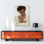 Self-Portrait With Lowered Head tablosu satın al