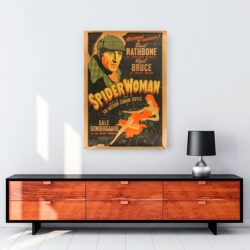 Sherlock Holmes And The Spider Woman Kanvas Tablo