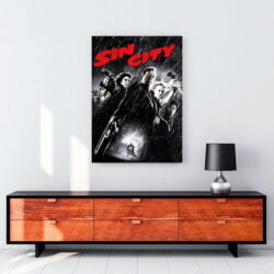 Sin City film kanvas tablo