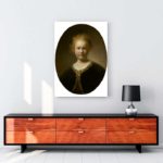 Young Girl In Gold Embroidered Cape tablosu satın al