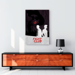 Fight Club Dark Kanvas Tablo