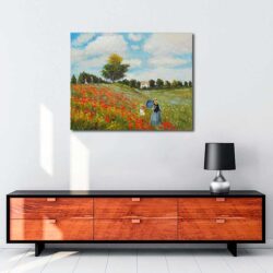 Claude Monet - Argenteuil’de Gelincikler tablosu satın al