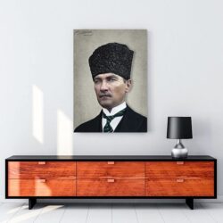 Atatürk Kalpaklı Sivil Kıyafet tablosu satın al