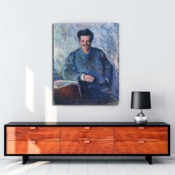 Edvard Munch - August Stindberg tablosu satın al