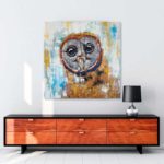 Baykuş Portresi tablosu satın al