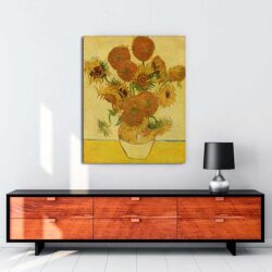 Vincent van Gogh - Bir Vazoda On Beş Çiçek tablosu satın al
