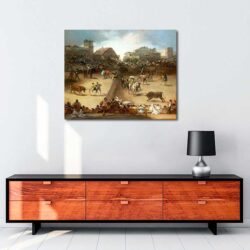 Francisco Goya - Bölünmüş Arenada Boğa Güreşi tablosu satın al