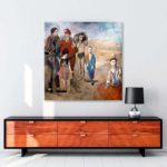 Family of Saltimbanques tablosu satın al