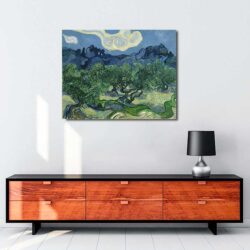Vincent van Gogh - Alpilles Önünde Zeytin Ağaçları tablosu satın al