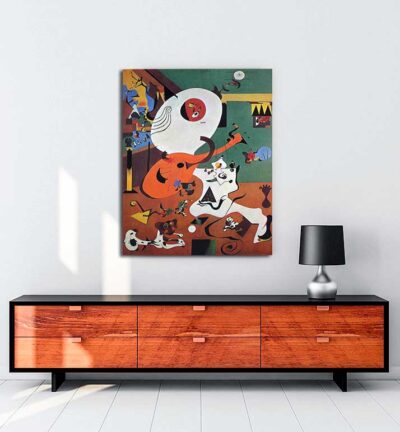 Joan Miró - Hollanda İç Mekan tablosu Joan Miró - Hollanda İç Mekan tablosu satın al