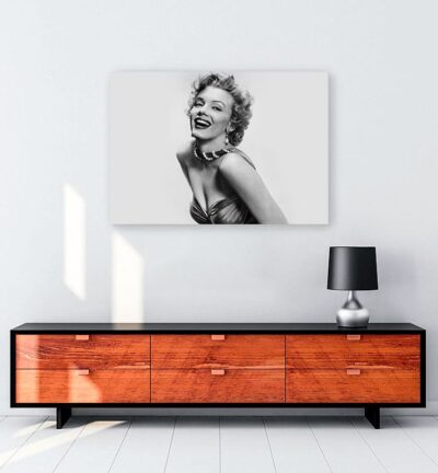 Marilyn Monroe - Siyah Beyaz tablosu Marilyn Monroe - Siyah Beyaz tablosu satın al