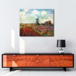 Claude Monet - Hollanda’da Lale Tarlası tablosu satın al