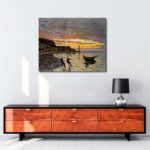 Claude Monet - Honfleur’da Bir Tekne tablosu satın al