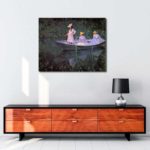 Claude Monet -Sandalda tablosu satın al