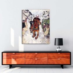 Edvard Munch - Dört Nala Giden At tablosu satın al