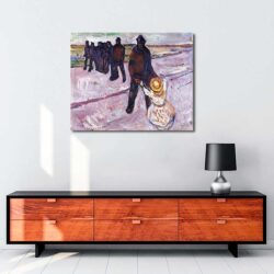 Edvard Munch - İşçi ve Çocuk tablosu satın al