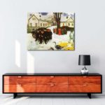 Edvard Munch - Kasaba Caddesi tablosu satın al