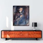 Edvard Munch - Yanan Sigaralı Otoportre tablosu satın al