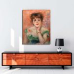 Pierre Auguste Renoir - Jeanne Samary’nin Portresi tablosu satın al