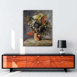 Pierre Auguste Renoir - Vazodaki Çiçekler tablosu satın al